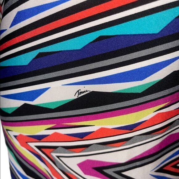 Trina Turk Dominica 2 Multicolored Striped 3/4 Length Sleeve Mini Dress Size XS - Picture 14 of 16